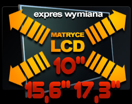 wymiana matrycy Matryce 15,4 14,1 15,6 led ccfl 17 cali LCD www.enkomp.pl